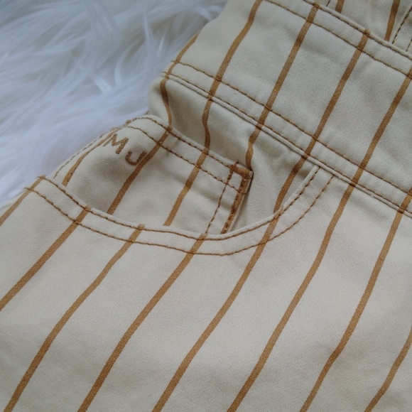 MARC jacobs nude stripe strapless denim like dress - Picture 6 of 10